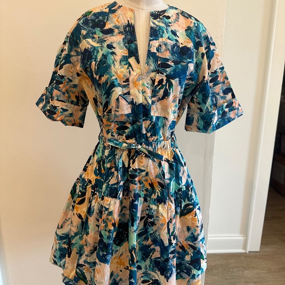 Ulla Johnson printed mini dress, size 0 - Picture 1 of 2